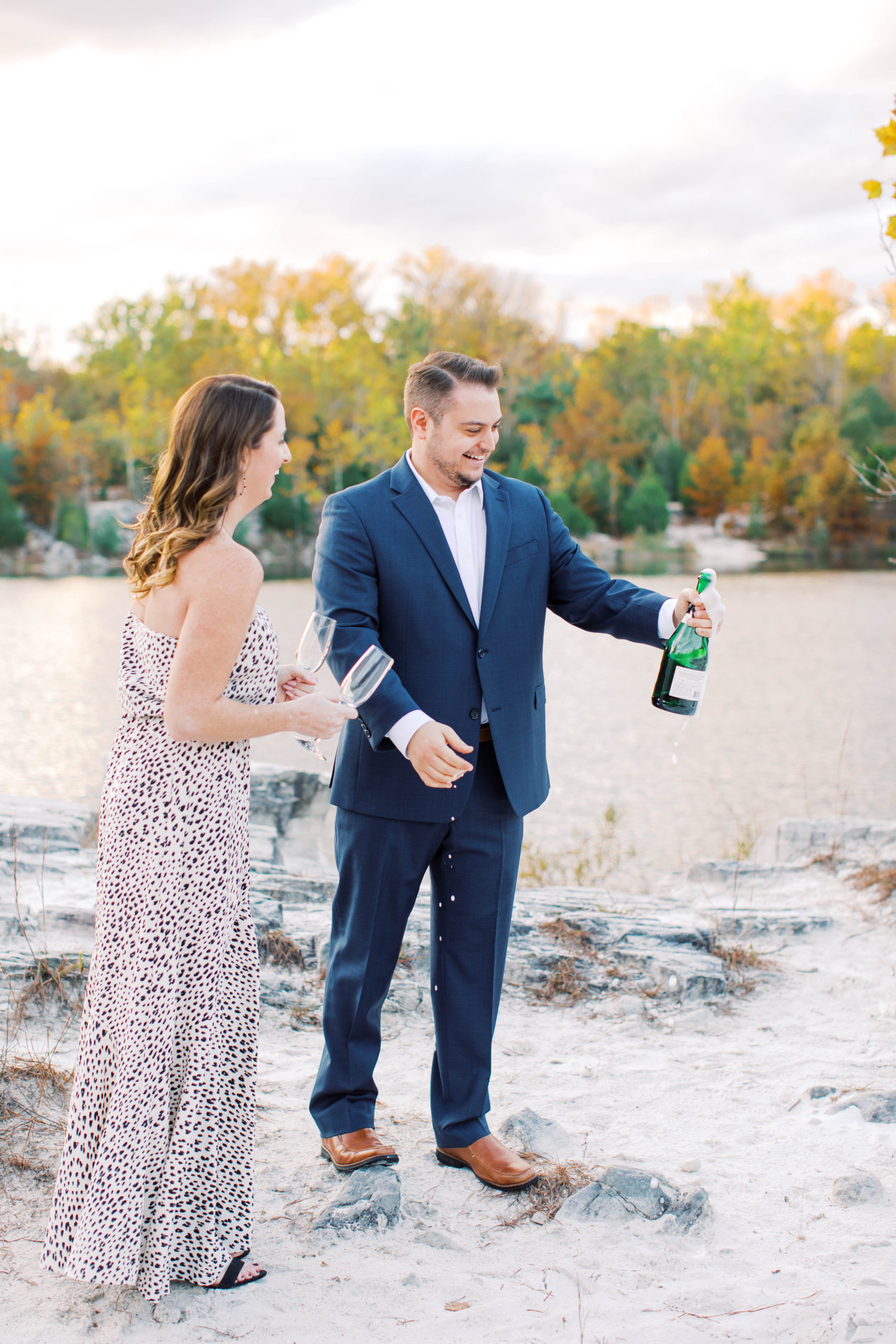 Klondike Park fall engagement session