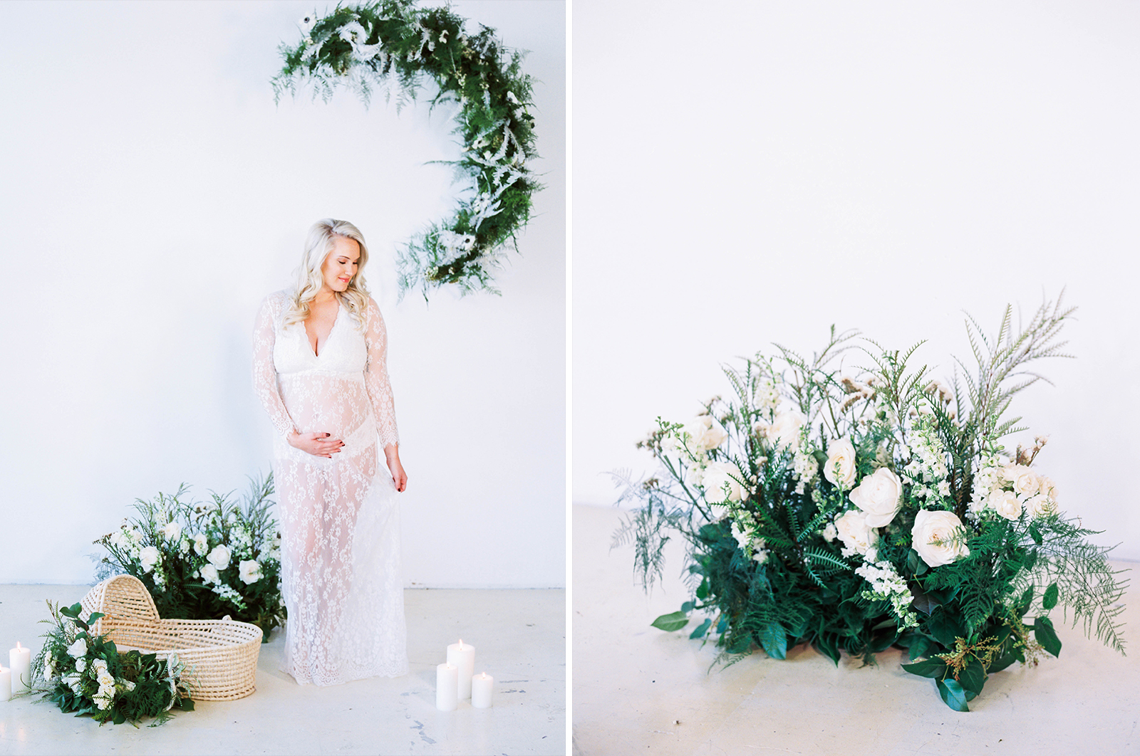 Floral-Filled Maternity Session