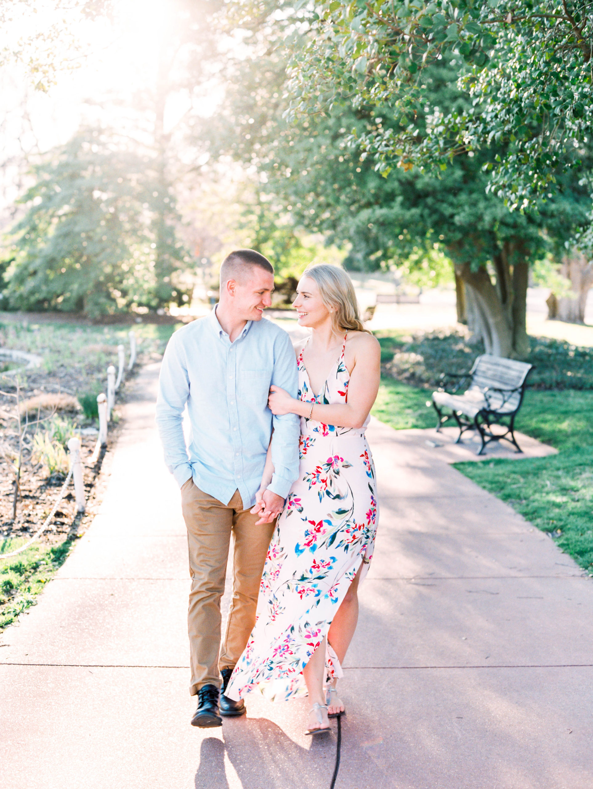 Tower Grove Park engagement session