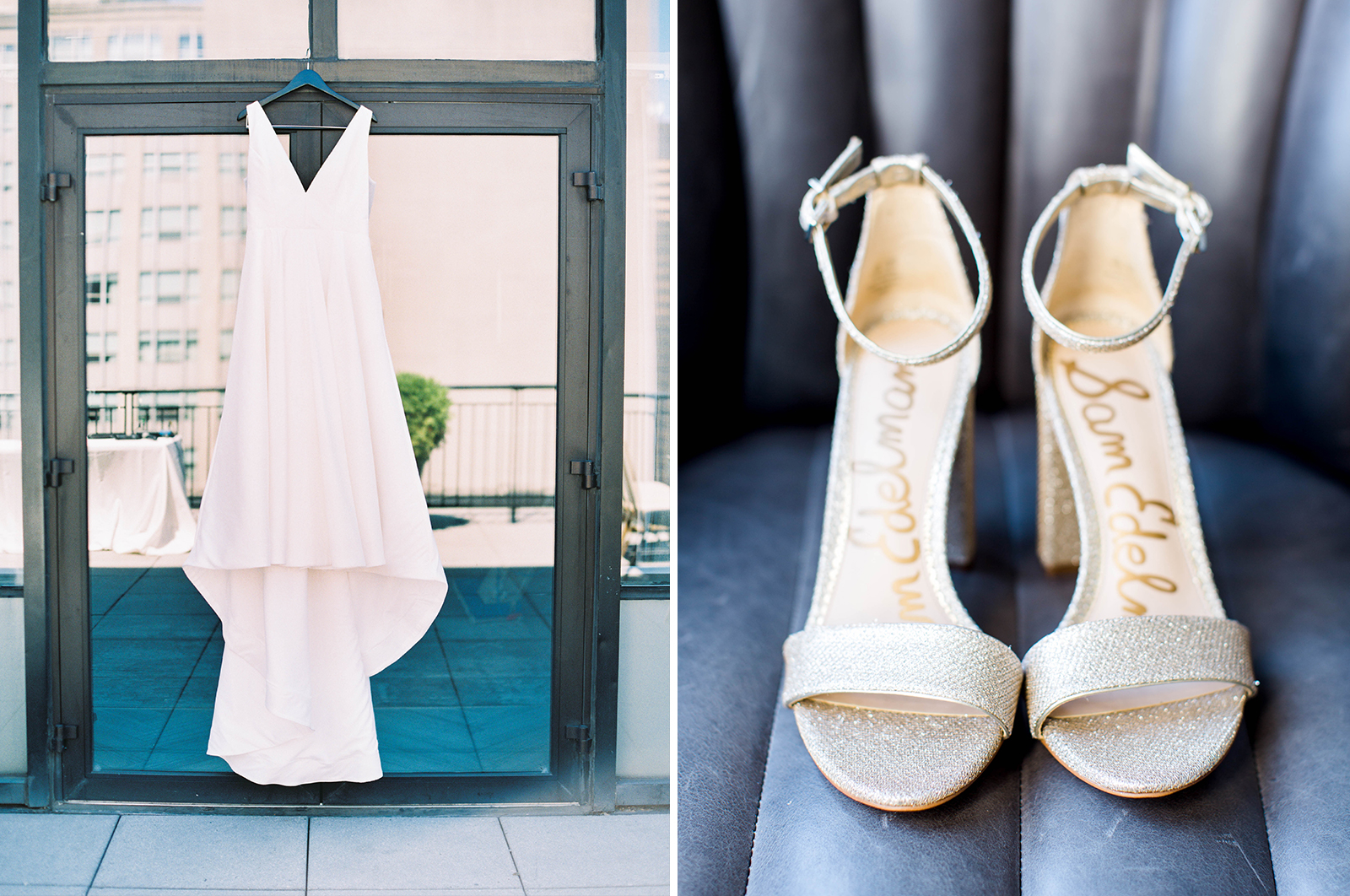 Intimate Chicago rooftop wedding