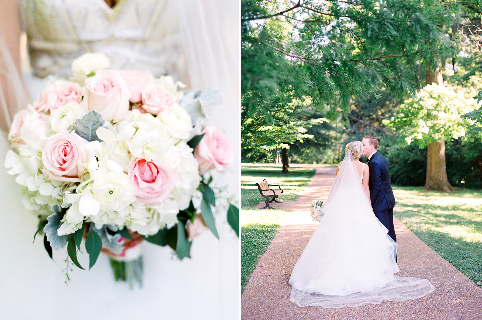 pink, gold & navy wedding photos