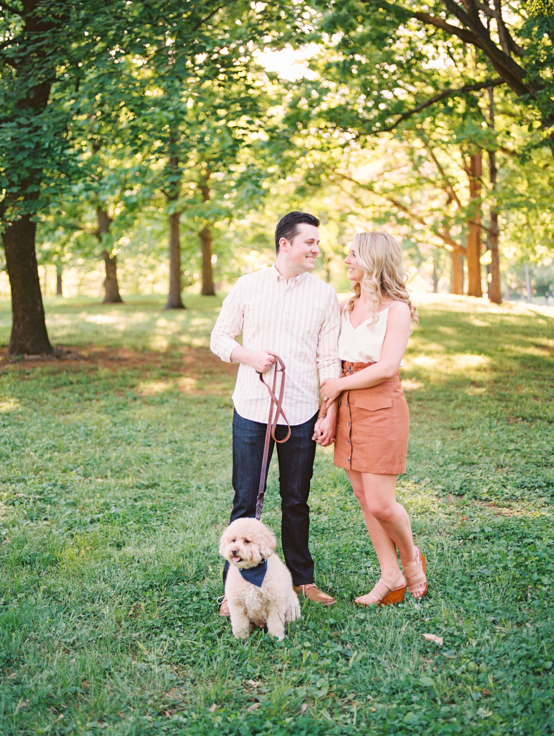 Central West End Summer Engagement photos on film