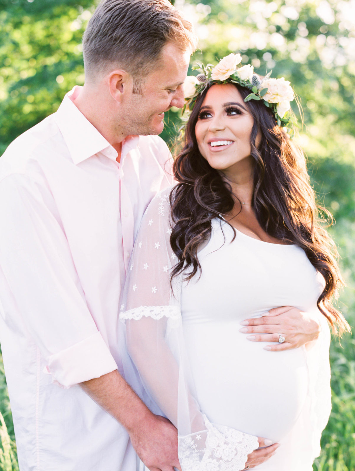 Elegant Boho Summer Maternity Session - Laura Ann Miller