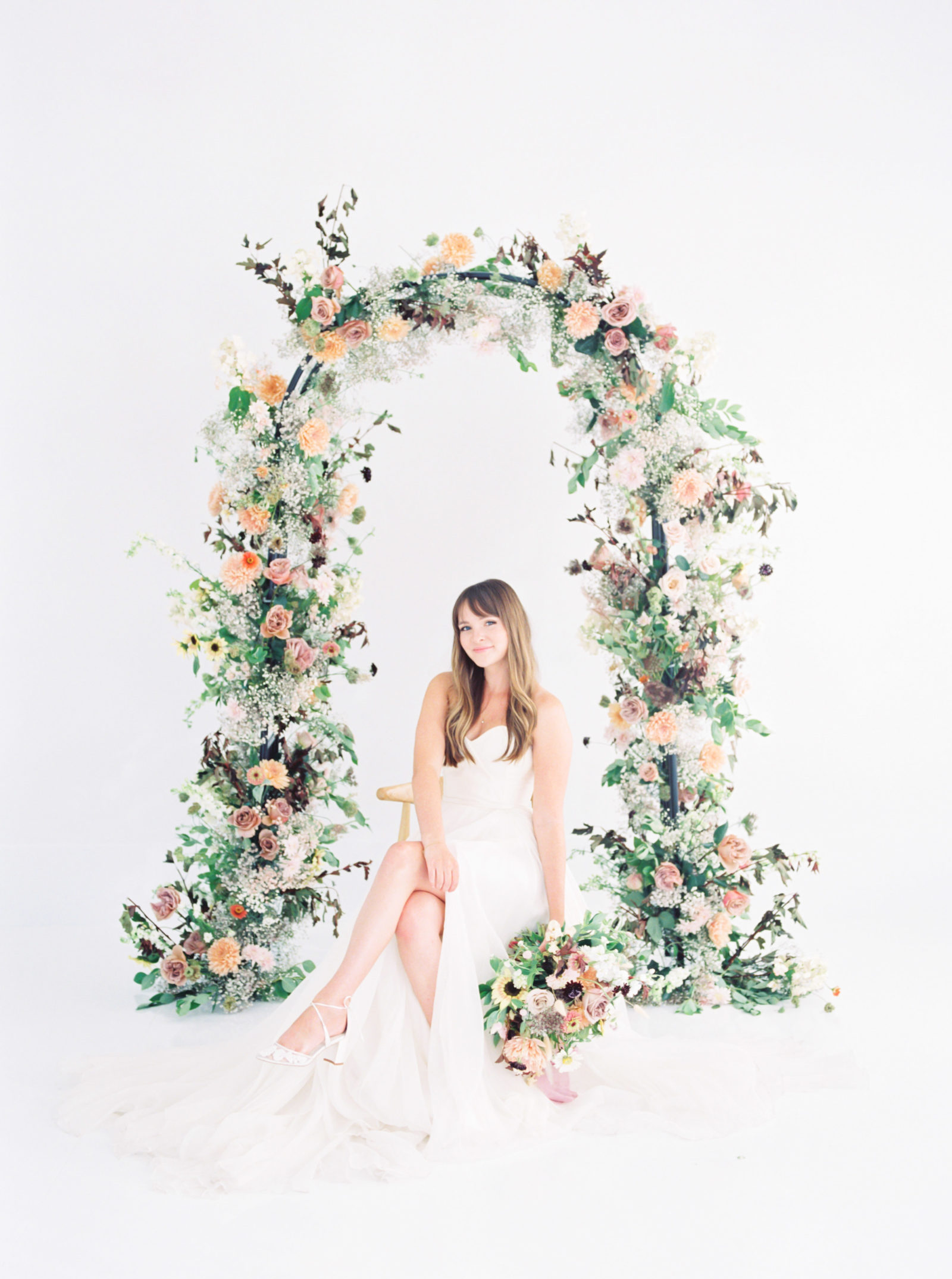 Snapdragon Studio Mauve Wedding Inspiration photos on film