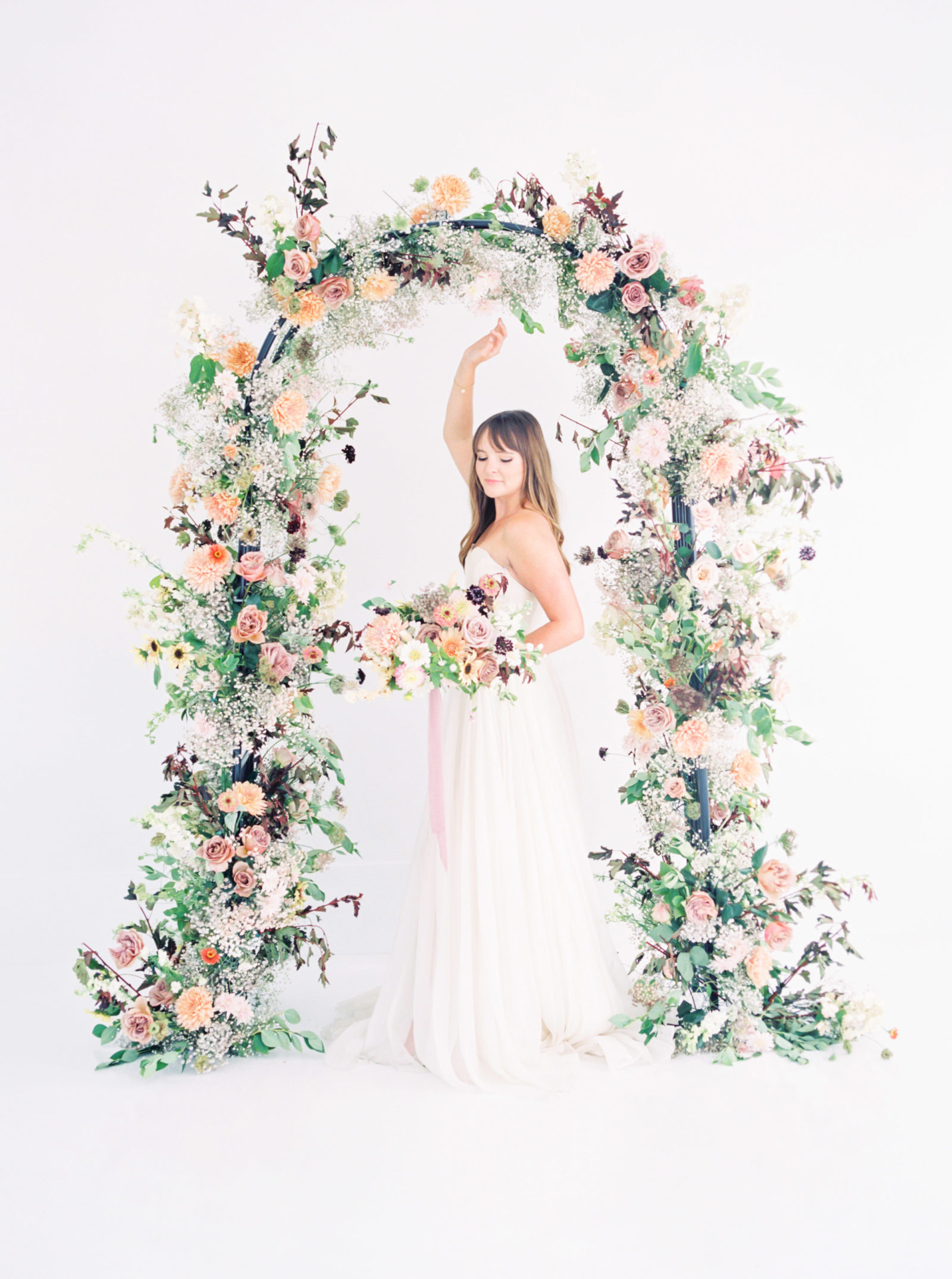 Snapdragon Studio Mauve Wedding Inspiration photos on film